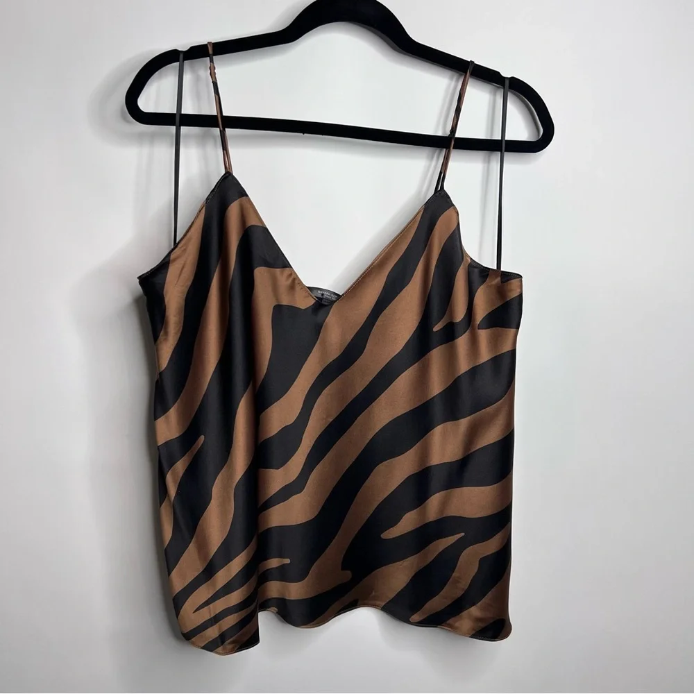 Banana Republic 100% silk XL Animal Print Camisole Sold Out - Picture 15 of 15